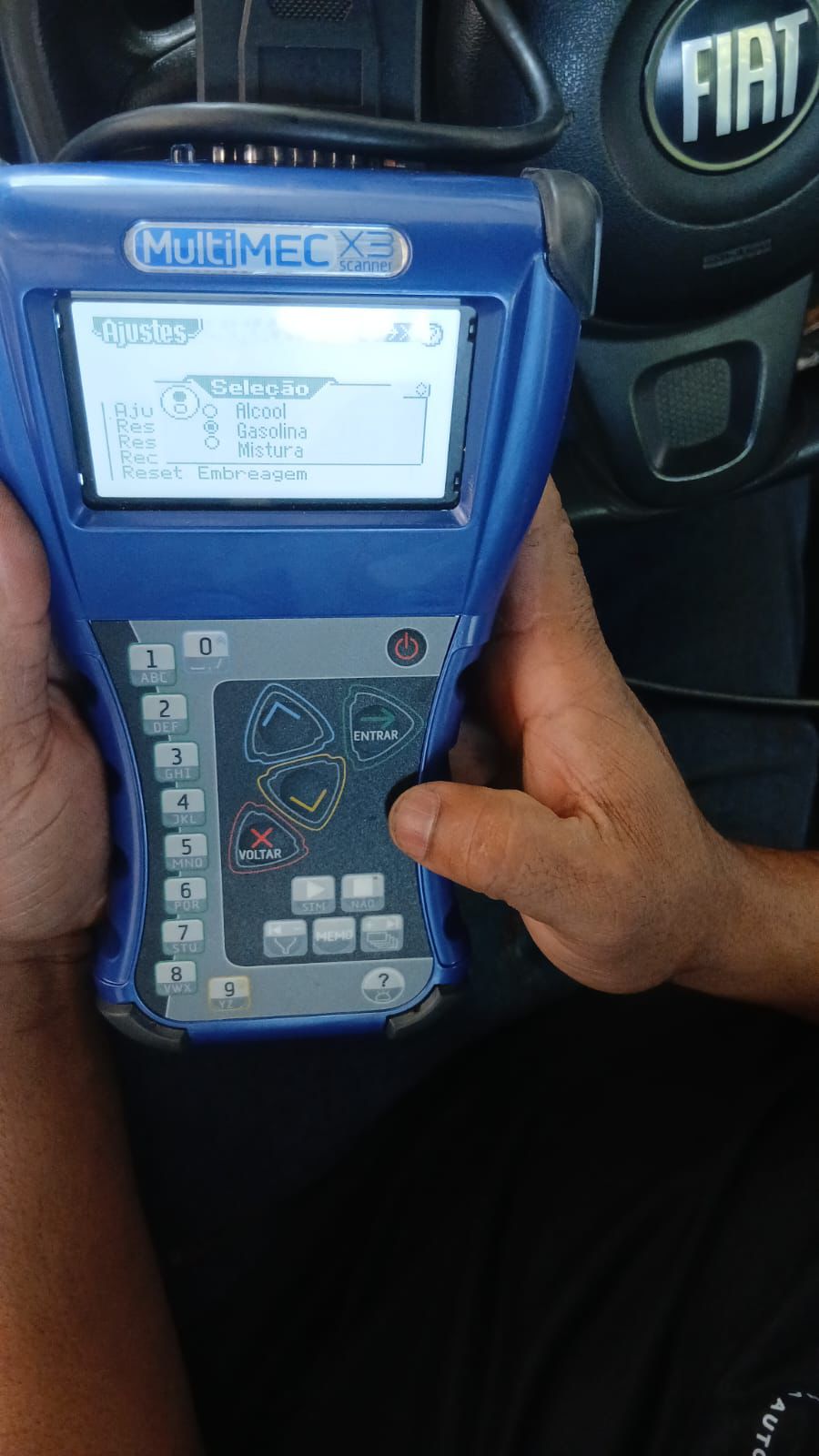 Diagnóstico com Scanner