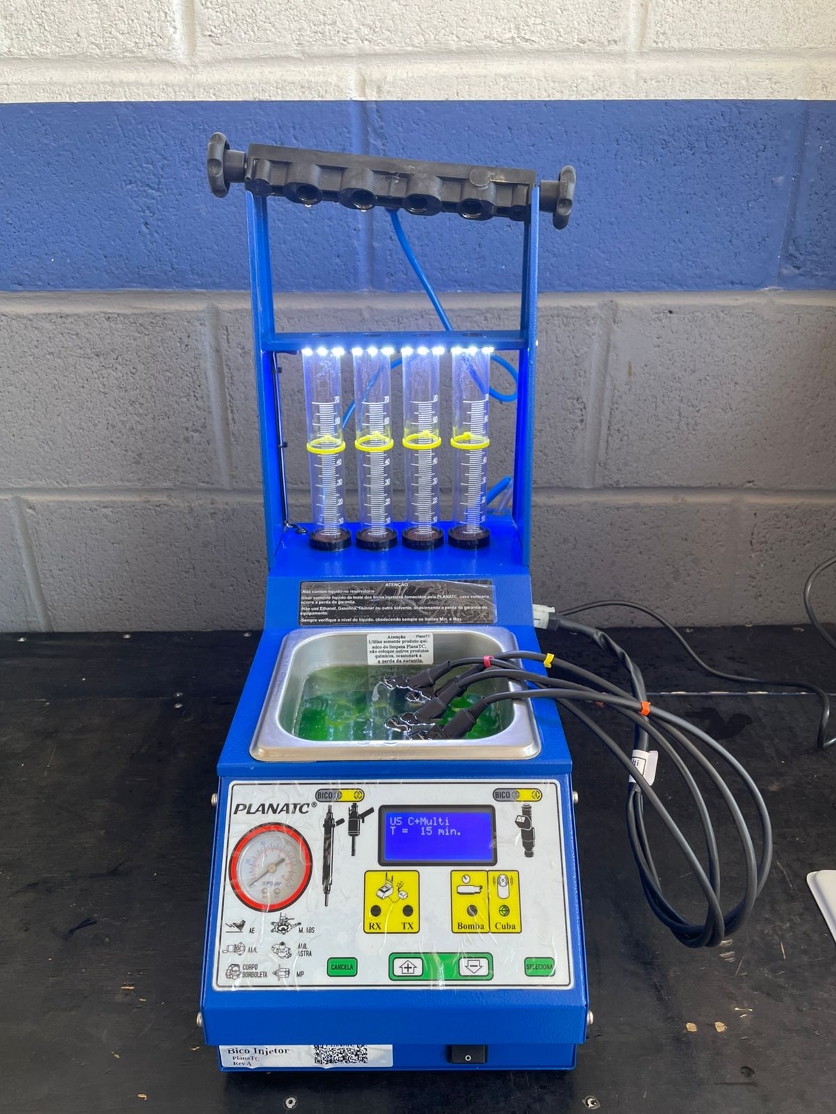 Testes e Limpeza de Bicos